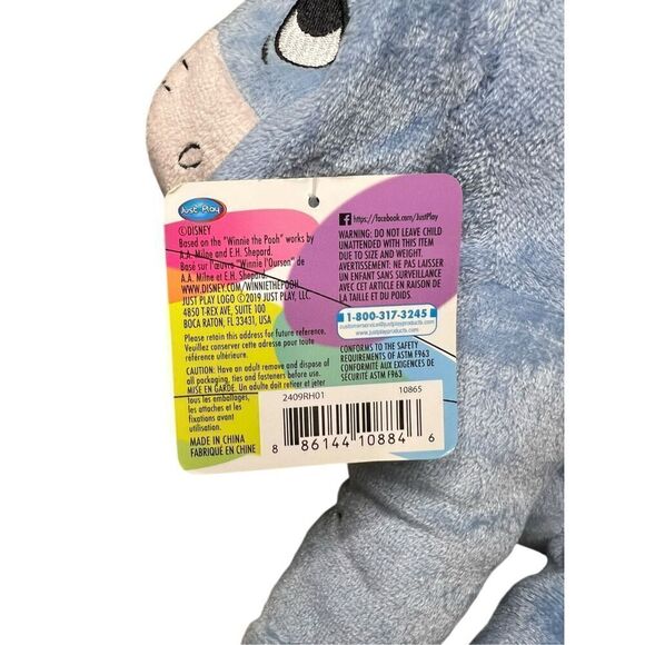 Disney Winnie the Pooh Eeyore Plush Toy 10” NEW - Picture 7 of 7
